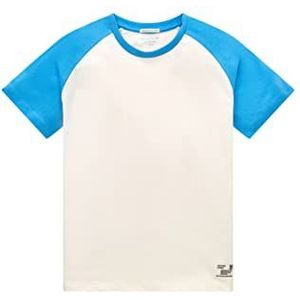 TOM TAILOR Jongens T-shirt 1034955, 18395 - Rainy Sky Blue, 128