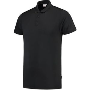 Tricorp 201001 casual fit poloshirt, 50% viscose, bamboe/50% polyester, CoolDry, 180 g/m², zwart, maat S