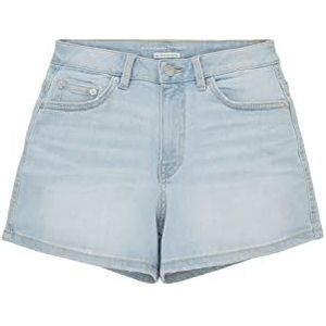 TOM TAILOR Meisjesbermuda jeans shorts, 10117 - Gebruikte Bleached Blue Denim, 134 cm