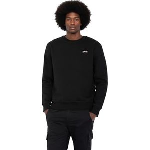Schott NYC SWCASUAL1 Sweatshirt, zwart, L, Zwart, L