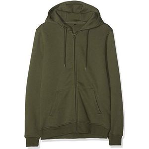 Build Your Brand Heavy Zip Hoody jas voor heren, groen (Olive 00176), 3XL