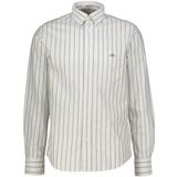 Gant - Vrijetijdsoverhemd - Katoen - Blauw - Regular Fit - Lange Mouwen