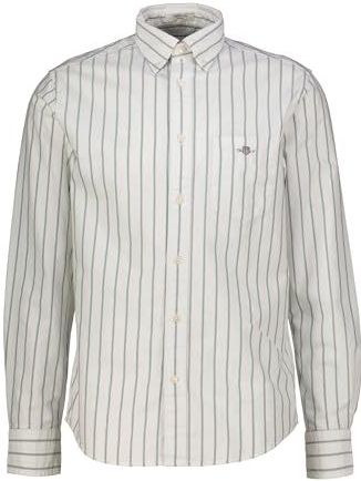 Gant - Vrijetijdsoverhemd - Katoen - Blauw - Regular Fit - Lange Mouwen