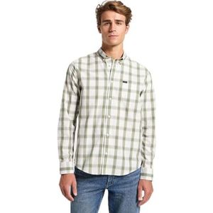 Lee - Button Down - Overhemd - Ecru - Lange Mouwen