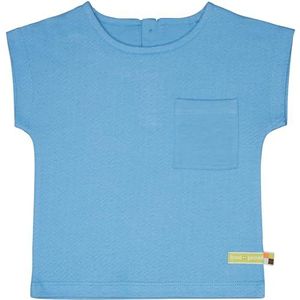 loud + proud Musseline Jersey voor meisjes, van biologisch katoen, GOTS-gecertificeerde blouse, Basin, 86-92