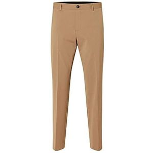 SELECTED HOMME Slhslim-Liam TRS Flex Noos kostuumbroek voor heren, camel, 106