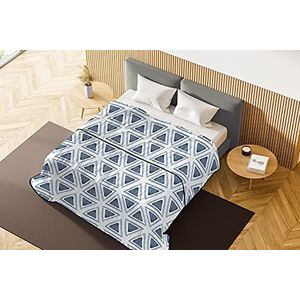 Italian Bed Linen Basic Zomer Gedrukt Quilt, 200x240cm, triangoli, DOUBLE