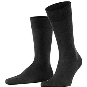 FALKE Heren Sokken Sensitive Malaga M SO Katoen Met comfort tailleband 1 Paar, Grijs (Anthracite Melange 3095) nieuw - milieuvriendelijk, 47-50