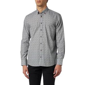 bugatti Vrijetijdshemd voor heren, 1:1 mouw, Olijf-190, XXL