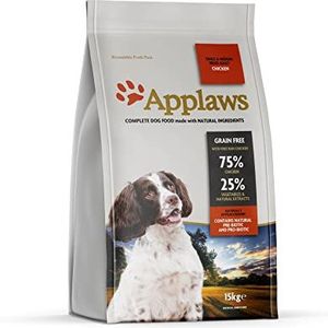 Applaws Hund trockenfutter, Huhn, kleine & mittelgroße Hunde, 1er Pack (1 x 15 kg)