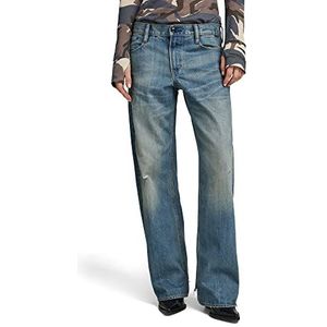 G-STAR RAW Women's Judee Straight Jeans, blauw (Antique Faded Niagara Destroyed D315-D886), 32W / 34L, Blauw (Antique Faded Niagara Destroyed D315-d886), 32W x 34L