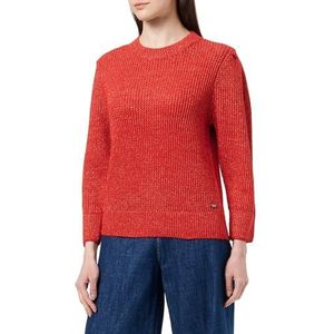 Scotch & Soda Damestrui met pofmouwen, lippenstift rood, XS