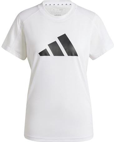 adidas - Train Essentials - Training Tee - Wit/Zwart - AEROREADY, FreeLift-design, Gerecycled Polyester