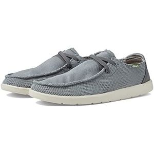 Sanuk Heren Shaka Lite Sl Mesh Loafer, Grijs, 13.5 UK