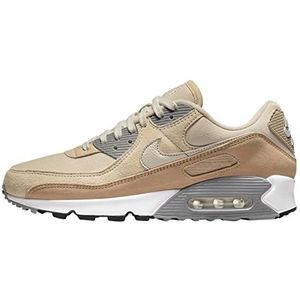 Nike Air Max 90 PRM hardloopschoenen voor heren, Hemp Summit White, 35.5 EU
