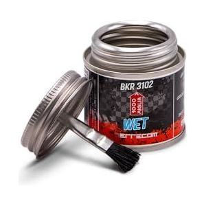 1000 Miglia BKR 3102-60 ml Can, Wet Lube Bike Chain, for Wet and Muddy Weather Conditions, Brush included