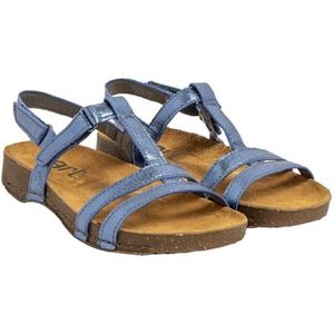 Art 0946S I Breathe, damessandalen, metallic blauw, maat 37, Metallic Blauw, 37 EU