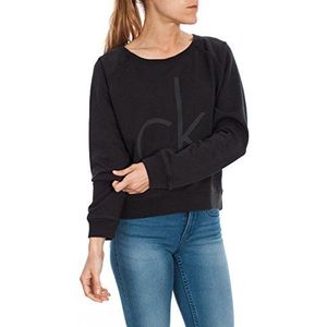 Calvin Klein Jeans Juisa GMD Cn HWK Sweatshirt voor dames, zwart, L