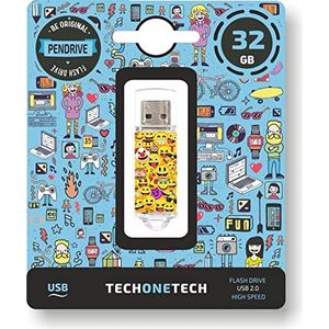 TECH ONE TECH Emojitech Emojis Pendrive 32 GB USB-stick