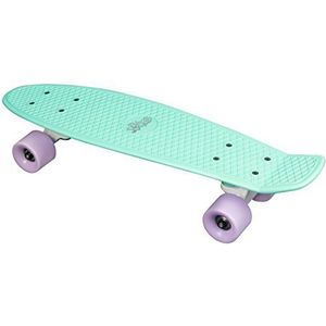 Skateboard Fun, No Rules, mint/lila