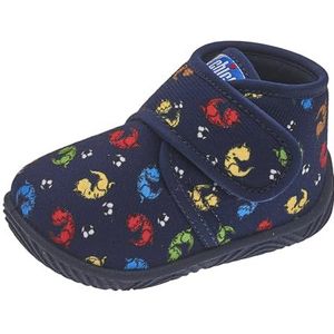 Chicco Pantoffels voor huis en kleuterschool met klittenbandsluiting, kinderen en jongeren, Blauw 6, 18 EU