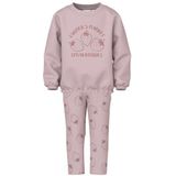 NAME IT Meisjes Nmfviluba Ls Nreg Sweat Set Unb, Burnished Lilac, 104