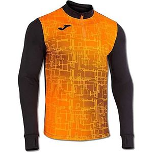 Joma Elite VIII zwart oranje sweatshirt met capuchon