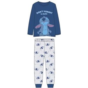 CERDÁ LIFE'S LITTLE MOMENTS Lange single jersey, exclusief design, comfortabel en zacht, set voor kinderen, uniseks, Blauw, 8 Jaar