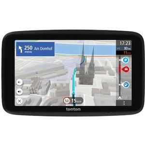 TomTom-autonavigatiesysteem GO Navigator (6 inch, realtime verkeersinformatie en proefversie flitserwaarschuwingen, wereldkaarten, updates via Wi-Fi)