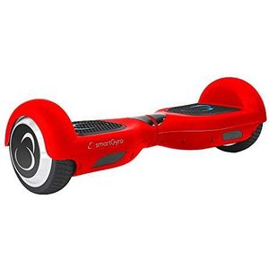 SMARTGYRO X2 V.3.0 Red Krachtige elektrische step, hoverboard, lekvrij, lithium-accu 4400 mAh, maximale snelheid 12 km/h, UL-gecertificeerd, uniseks, voor kinderen, rood, 6,5 Pulgadas