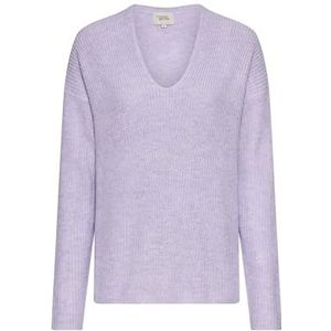 camel active - Gebreide Trui - Paars - V-hals