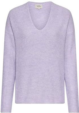 camel active - Gebreide Trui - Paars - V-hals