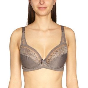 Bestform Dames Push-up TOSCANE Klassieke beha, effen, grijs (gris), 90E