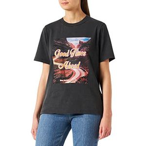 Minus Hanna Tee T-shirt voor dames, Zwart (zwart), L