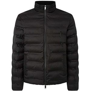 Hackett London - LW Moto - Gewatteerde Jas - Zwart