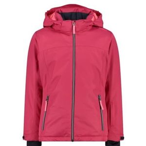 CMP Unisex Kid's G Jacket Snaps Hood Ski, Fuchsia, 128