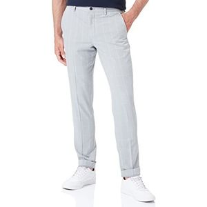JACK & JONES Jprfranco Check Trouser Sn pantalon voor heren, Lichtgrijs/checks: super slim fit, 56