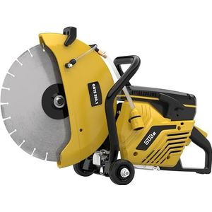 Güde Betonsnijmachine GBTS 350.1 (2-takt motor, 2,9/3,9 (kW/PS), 65 cm³ cilinder, 125 mm max. snijdiepte, 350 mm doorslijpschijf-Ø, nat en droog snijden, incl. diamantschijf & 3 reservefilters)
