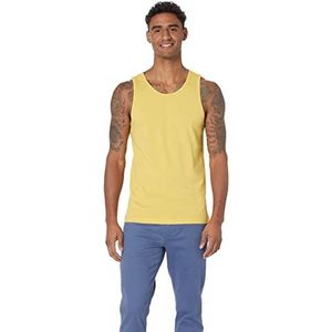 Amazon Essentials Men's Tanktop met slanke pasvorm, Geel, S