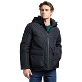 Lee - Hooded Short Puffer - Gewatteerde Jas - Zwart - Waterafstotend