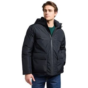 Lee - Hooded Short Puffer - Gewatteerde Jas - Zwart - Waterafstotend