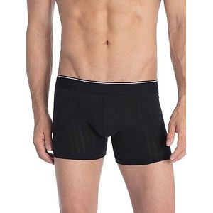 CALIDA Heren Pure & Style Boxer met lange pijpen functioneel ondergoed, zwart, 50