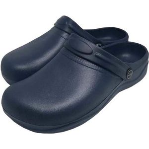 REIS BCLAB LAB Unisex EVA Verstoppen met Dubbele Functie Hielband - Ideaal voor Laboratoria en Apotheken, Kleur: Marineblauw, Maat: 37