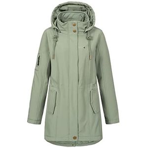 Deproc - Twin Peak Softshelljas - Leigrijs - Dames