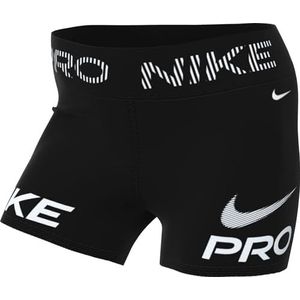 Nike Pro - Korte Broeken - Zwart - Halfhoge Taille