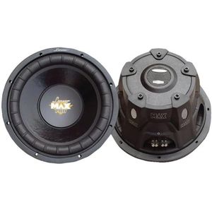 Lanzar MAXP104D Subwoofer Autosubwoofer (subwoofer driver, passieve subwoofer, 1200 W, 85 dB, 4 ohm, 25,4 cm (10 inch)