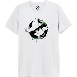 GHOSTBUSTER Poster MEGHOSDTS061 T-shirt voor heren, wit, maat XL, Wit, XL