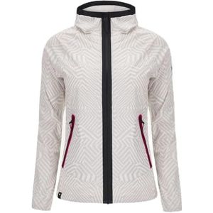 Macron Athleisure Scd Mallorca Tech Rainjckt Hood Wprf Wht Wmn Damesjas