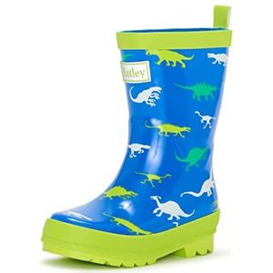 Hatley Wellington regenlaarzen, rubberlaarzen voor jongens, Blauwe dinosaurus Menagerie 400, 34 EU