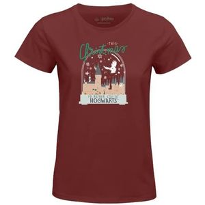 HARRY POTTER T-shirt voor dames, Bourgondië, M